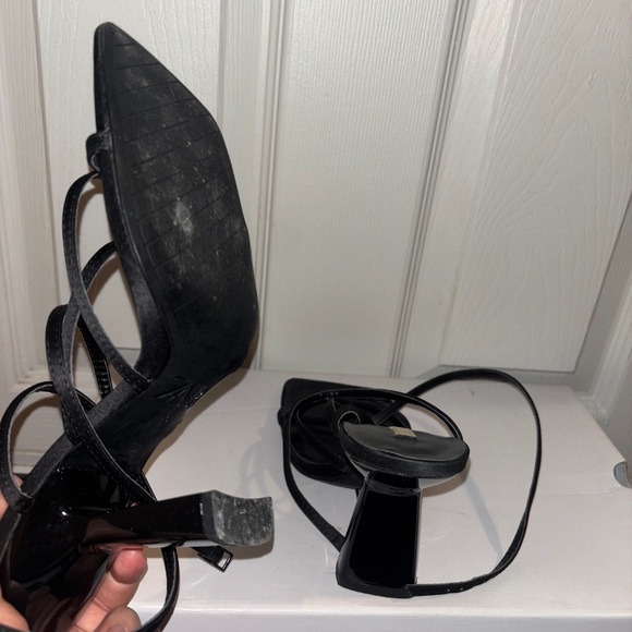 ZARA Strappy Sandal Heels - Size 40 - Picture 3 of 4